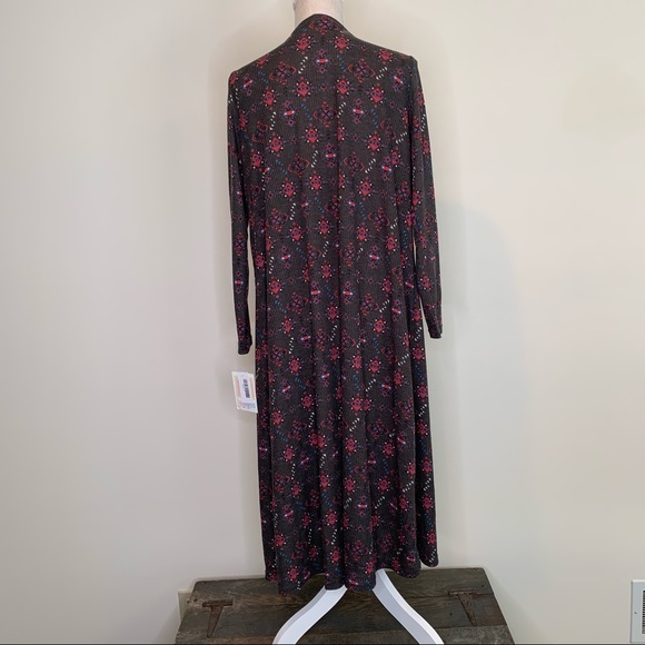LuLaRoe Sarah Cardigan Bohemian Aztec Southwestern Open Front - Picture 4 of 9